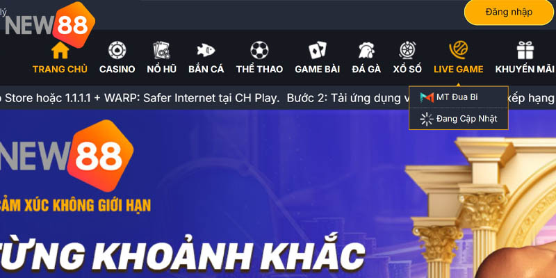 Đăng nhập new88 dành cho người chưa có tài khoản